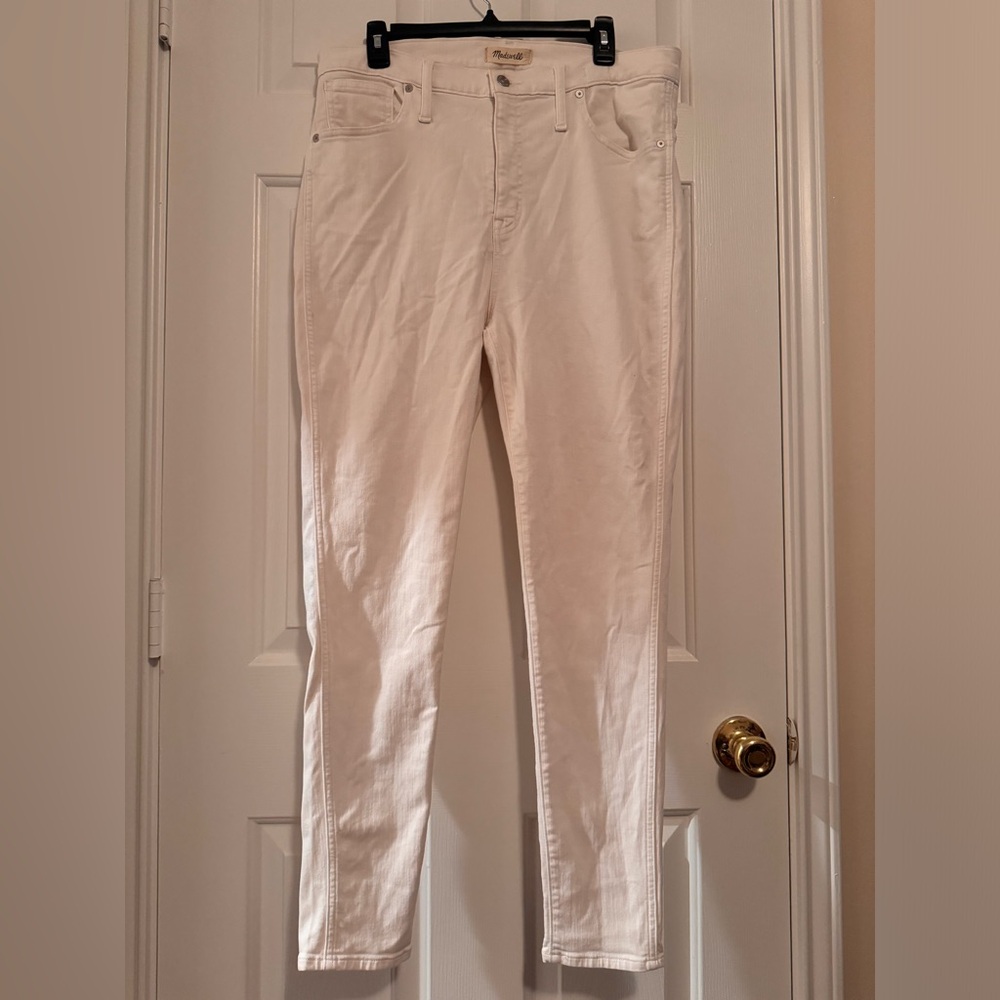Size 33 madewell 10” high rise skinny
